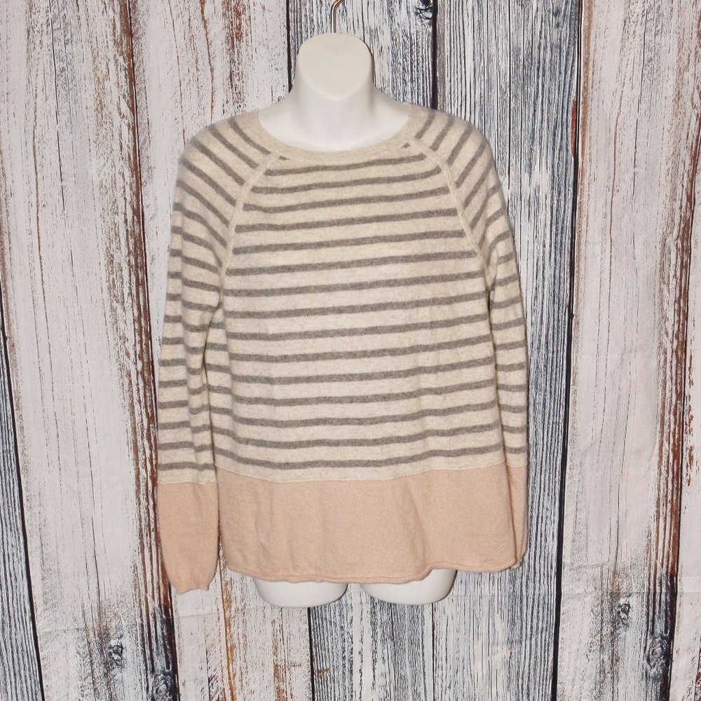 Vince Striped Cashmere Sweater